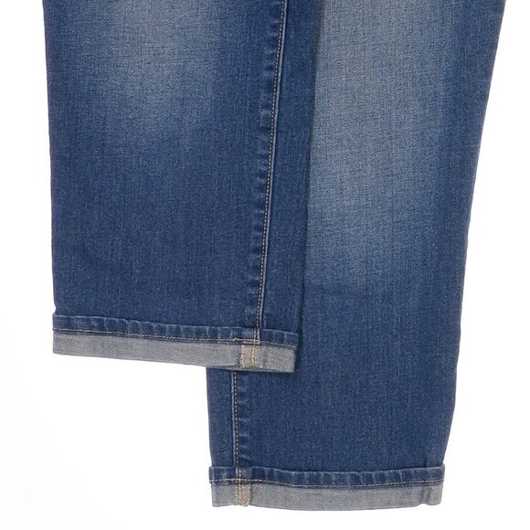 Old Navy Sweetheart Crop Jeans Size 6 Womens Cuffed Stretch Measures 31 x 21 - Picture 5 of 8